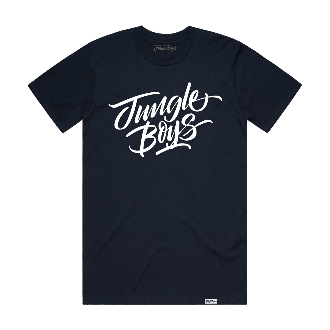 Stacked Tee (Navy)