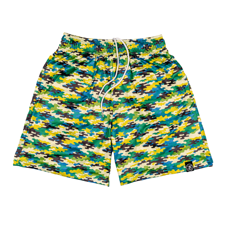 Camo Mesh Shorts
