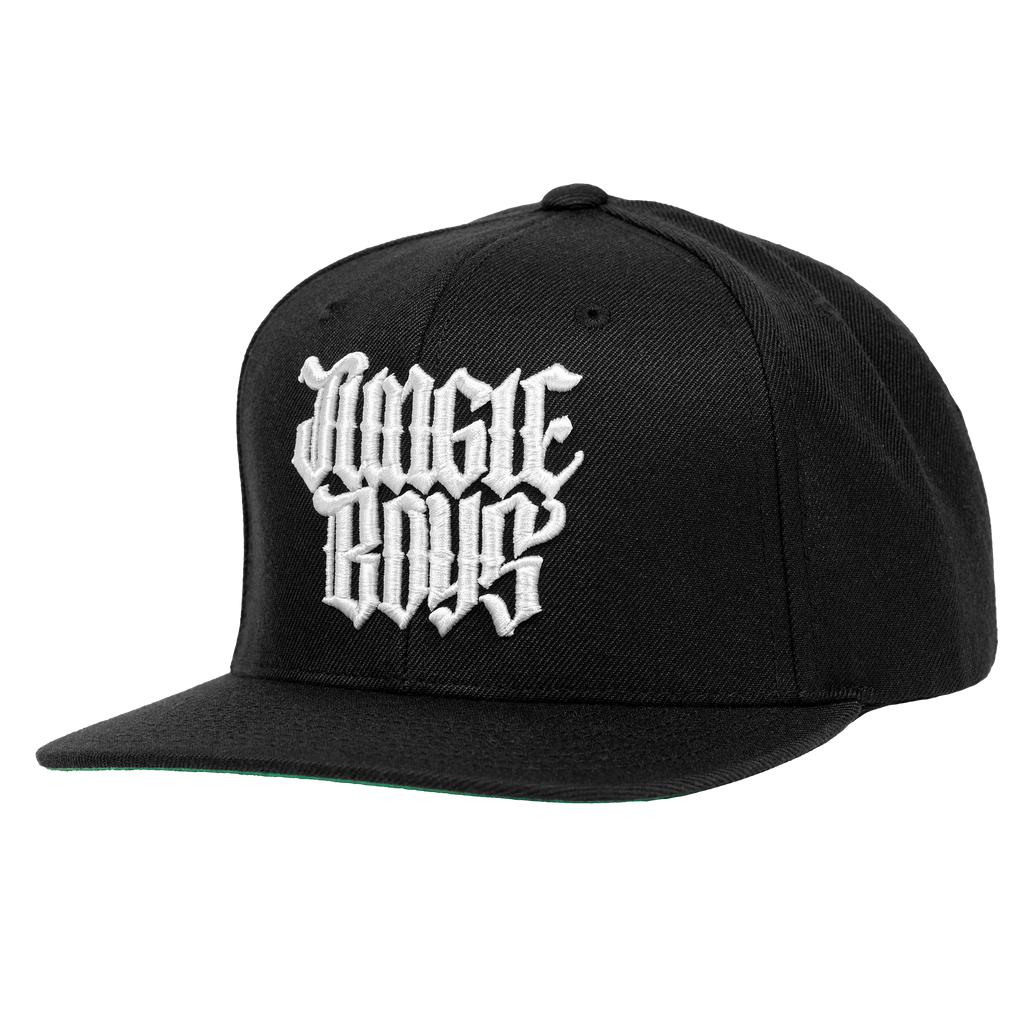 JB Script Snapback (Black) – Jungle Boys Clothing